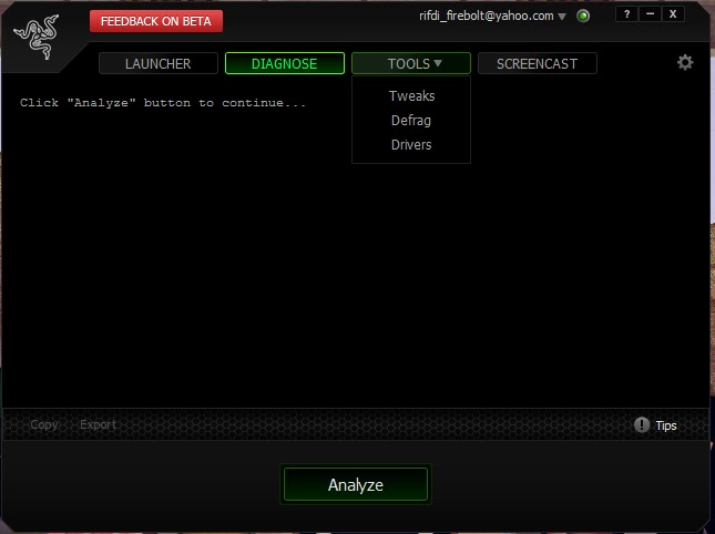 razer game booster 3.7.0 beta